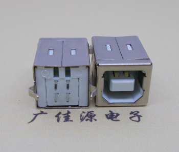 宿迁USB BF180度母座 打印机接口 立式直插带赛