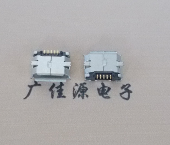 宿迁MICRO USB 5Pin母座 贴板封装接口 卷边镀雾锡