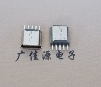 宿迁Micro USB接口 母座B型5p引脚焊线无后背