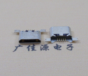 宿迁MK USB B Type 沉板0.9母座后两脚SMT口不卷边
