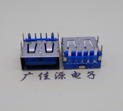 宿迁 USB5安大电流母座 OPPO蓝色胶芯,快速充电接口