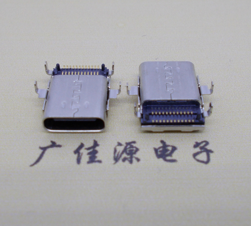 宿迁沉板usb 3.1 type-c24p母座双排贴板L=12.8mm