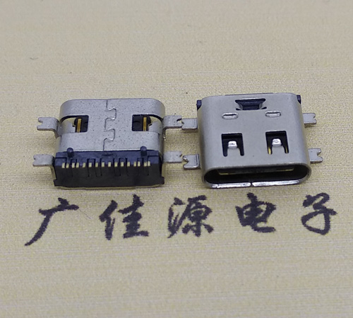 宿迁type-c16p母座全贴带弹片连接器