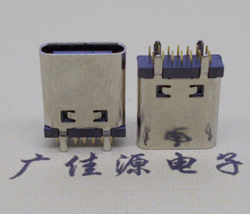 宿迁立式直插usb type-c14p母座长L=10.0mm