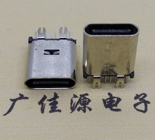 宿迁直立式type-c14p母座接口 usb type-c连接器