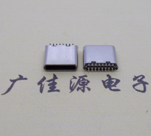 宿迁侧边铆合立贴直边type-c16p公头长7.2mm