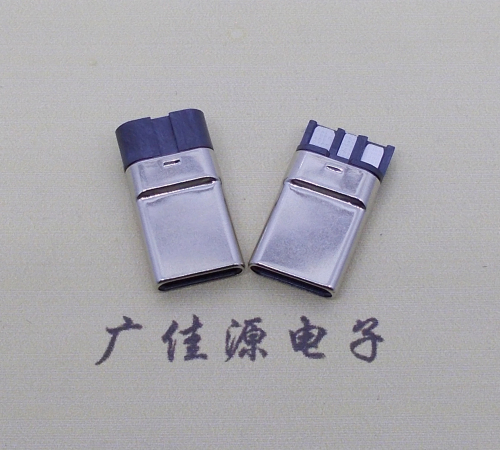 宿迁焊线式 type c11p拉伸公头连接器总体长15.9mm