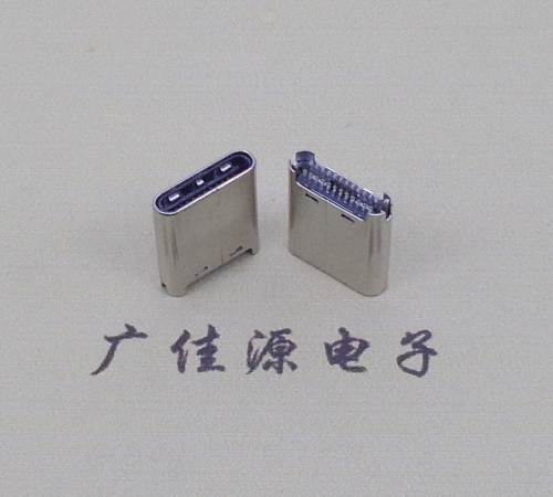 宿迁TYPE-C公头24P夹0.7mm厚度PCB板 外壳铆压和拉伸两种款式 可高数据传输和快速充电音频等功能